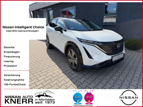 Automodell: Ariya in der Farbe weiß