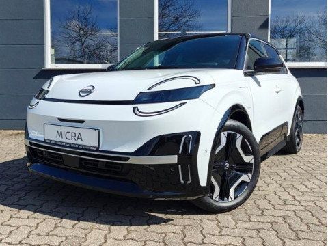 Automodell: Micra in der Farbe weiß