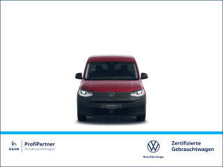 Fahrzeugbild eines Volkswagen Caddy Maxi in rot.