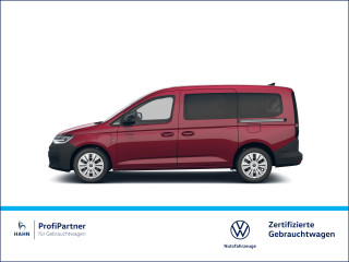 Fahrzeugbild eines Volkswagen Caddy Maxi in rot.