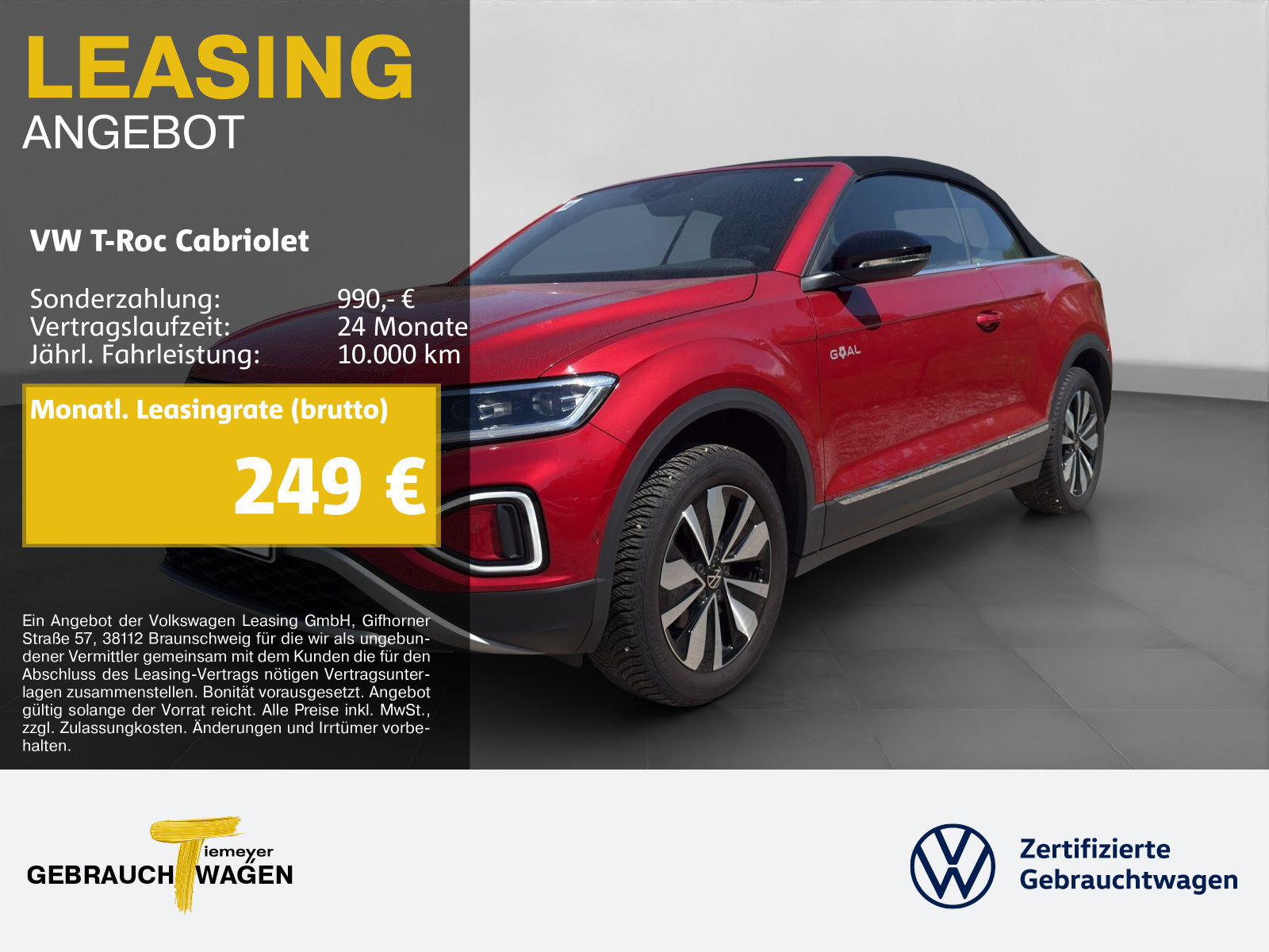 Volkswagen T-Roc Cabriolet 1.0