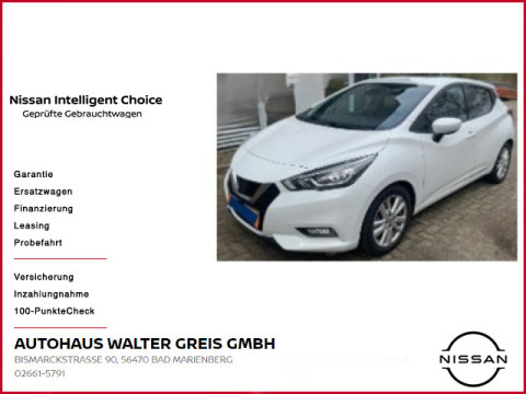 Automodell: Micra in der Farbe weiß