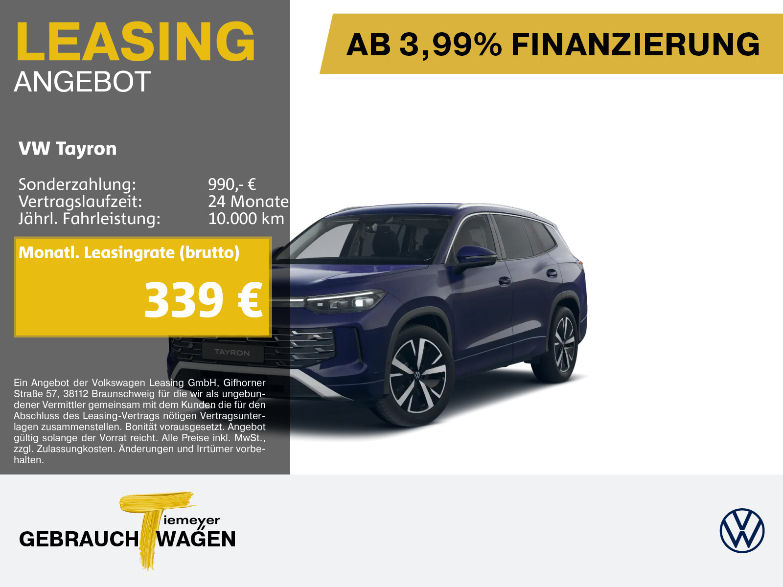 Volkswagen Tayron 1.5 eTSI