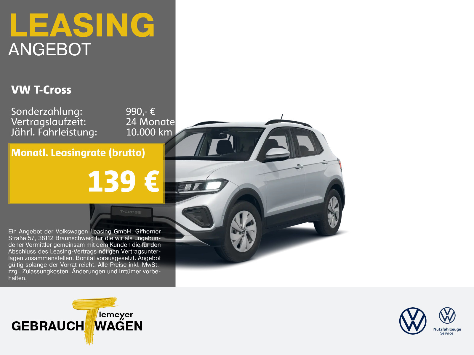 Volkswagen T-Cross 1.0 TSI
