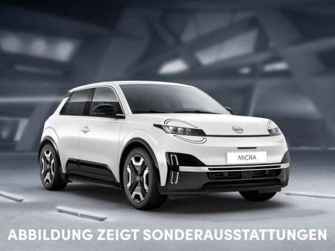 Automodell: Micra in der Farbe weiß