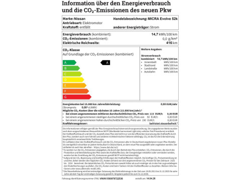 Ansicht 1 - Neuwagen Fahrzeug, Modell Micra der Marke Nissan von Verkäufer Autohaus Mükra GmbH