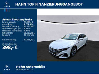 Fahrzeugbild eines Volkswagen Arteon Shooting Brake in weiß.