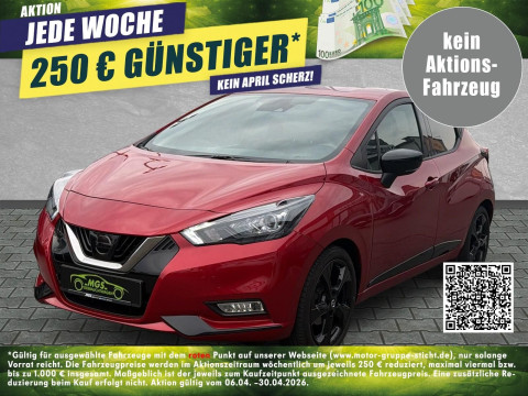 Automodell: Micra in der Farbe rot