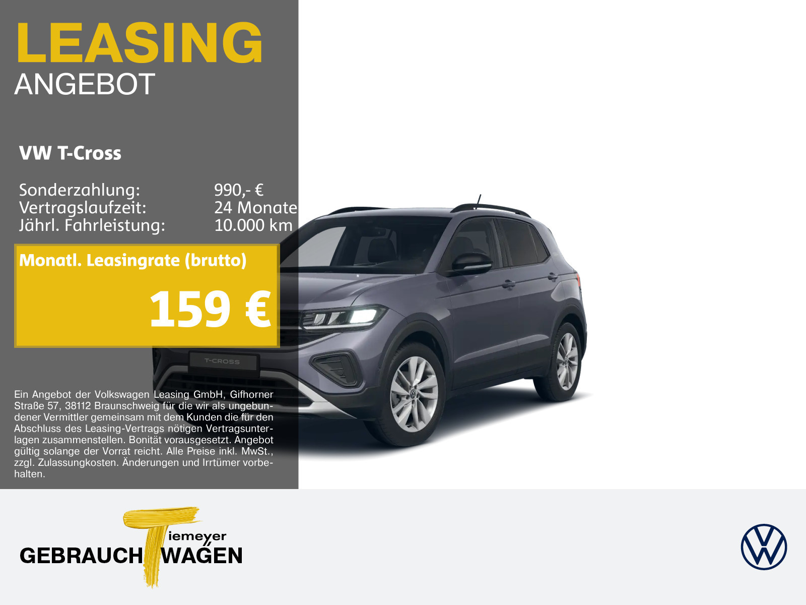 Volkswagen T-Cross 1.0 TSI