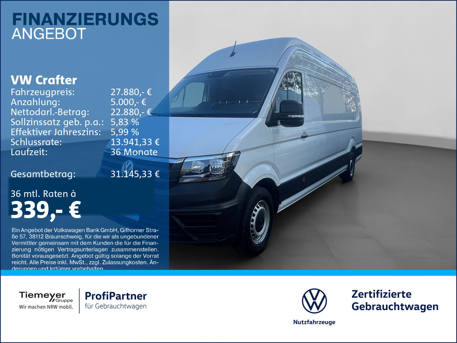 Volkswagen Crafter 35 Kasten