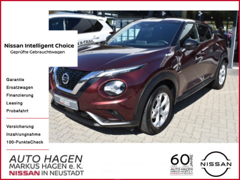 Automodell: Juke in der Farbe rot