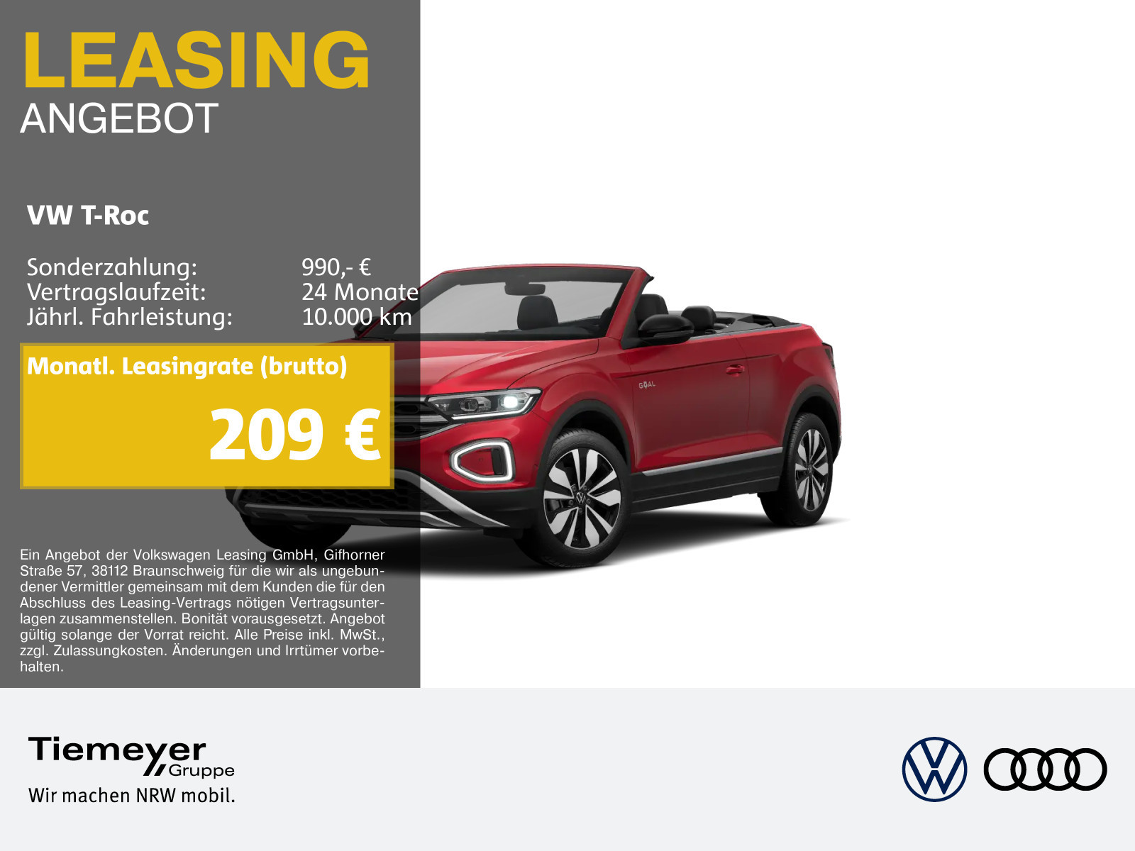 Volkswagen T-Roc Cabrio 1.0