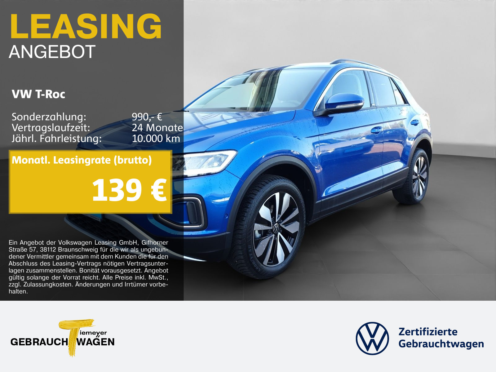 Volkswagen T-Roc 1.0 TSI