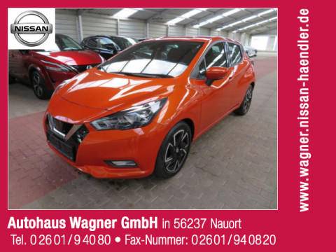 Automodell: Micra in der Farbe orange