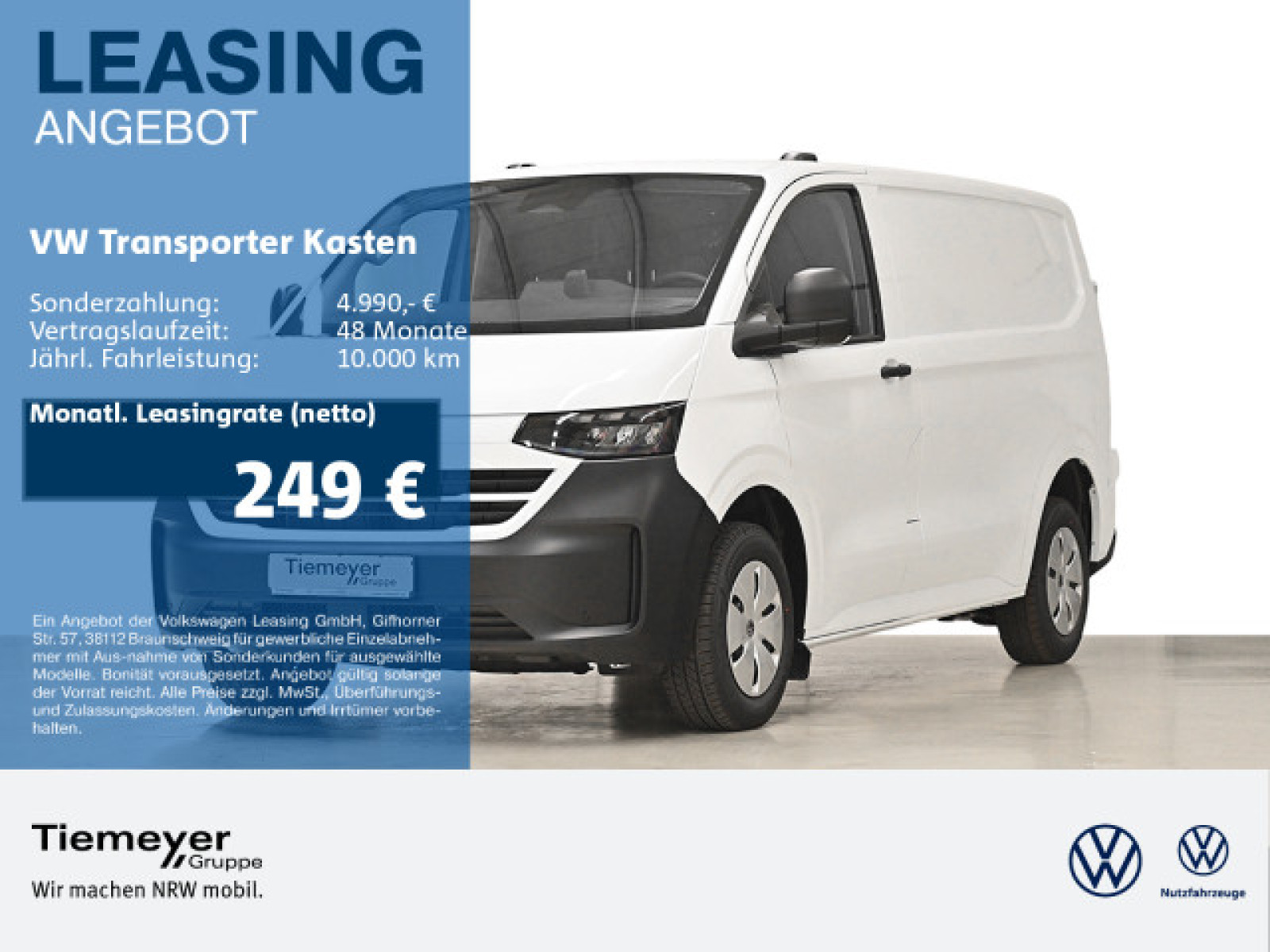 Volkswagen Transporter Kasten 2.0