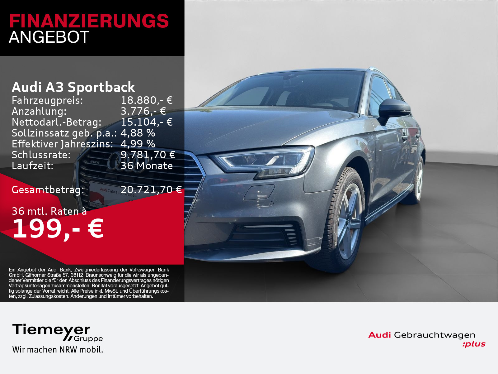 Audi A3 Sportback 40