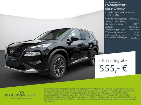 Automodell: X-Trail in der Farbe schwarz