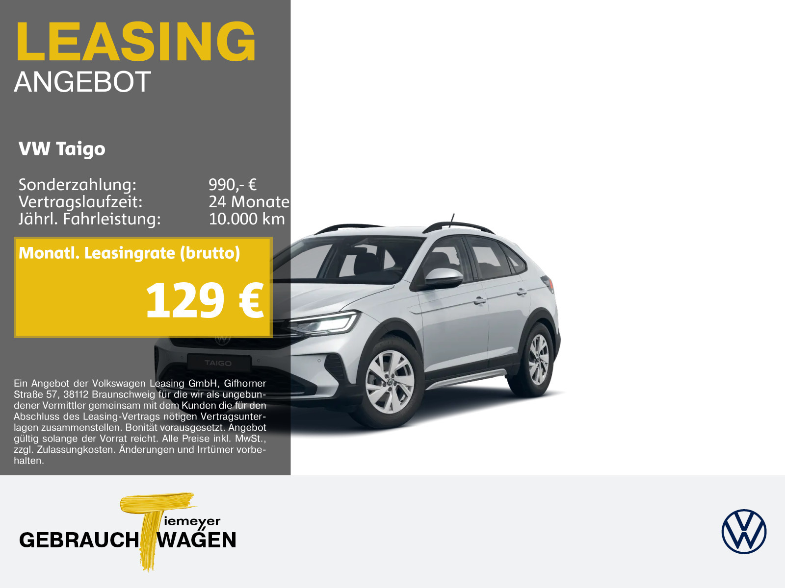 Volkswagen Taigo 1.0 TSI