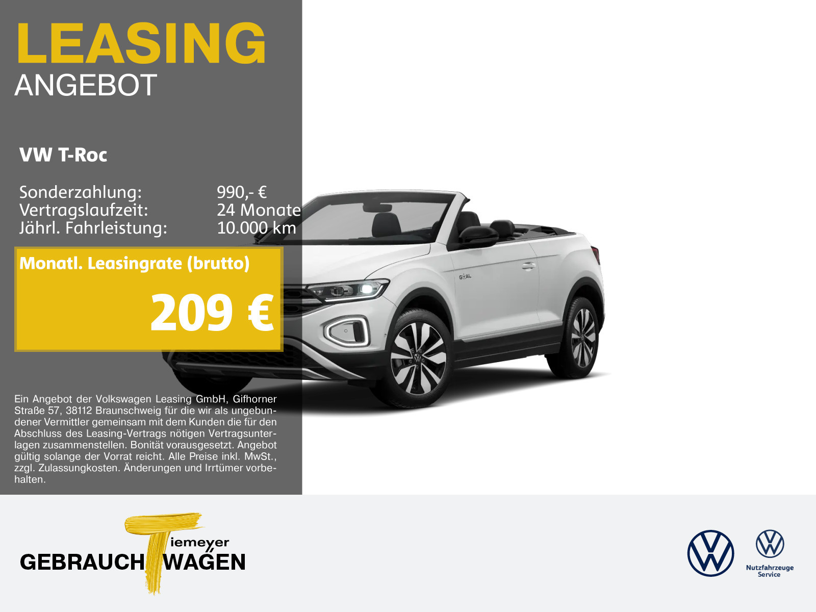 Volkswagen T-Roc Cabrio 1.0