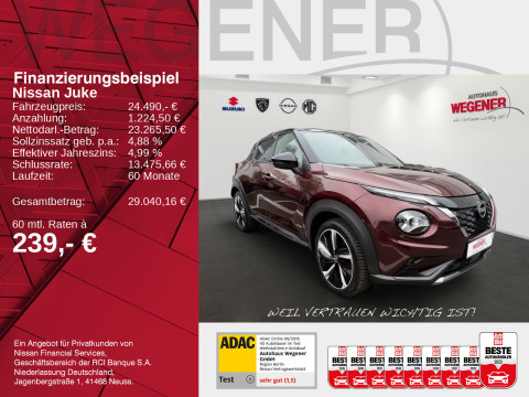 Ansicht 2 - Gebrauchtwagen Fahrzeug, Modell Juke der Marke Nissan von Verkäufer Autohaus Wegener Berlin GmbH - Filiale Britz