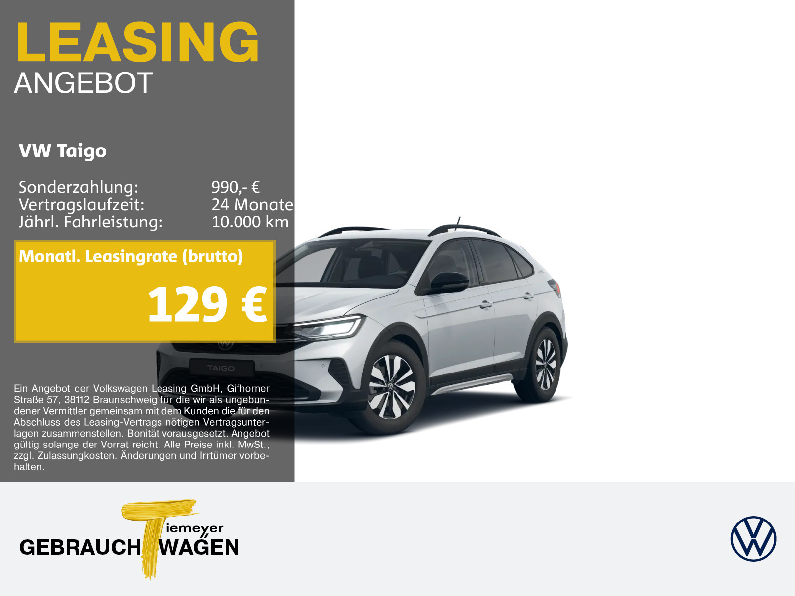 Volkswagen Taigo 1.0 TSI