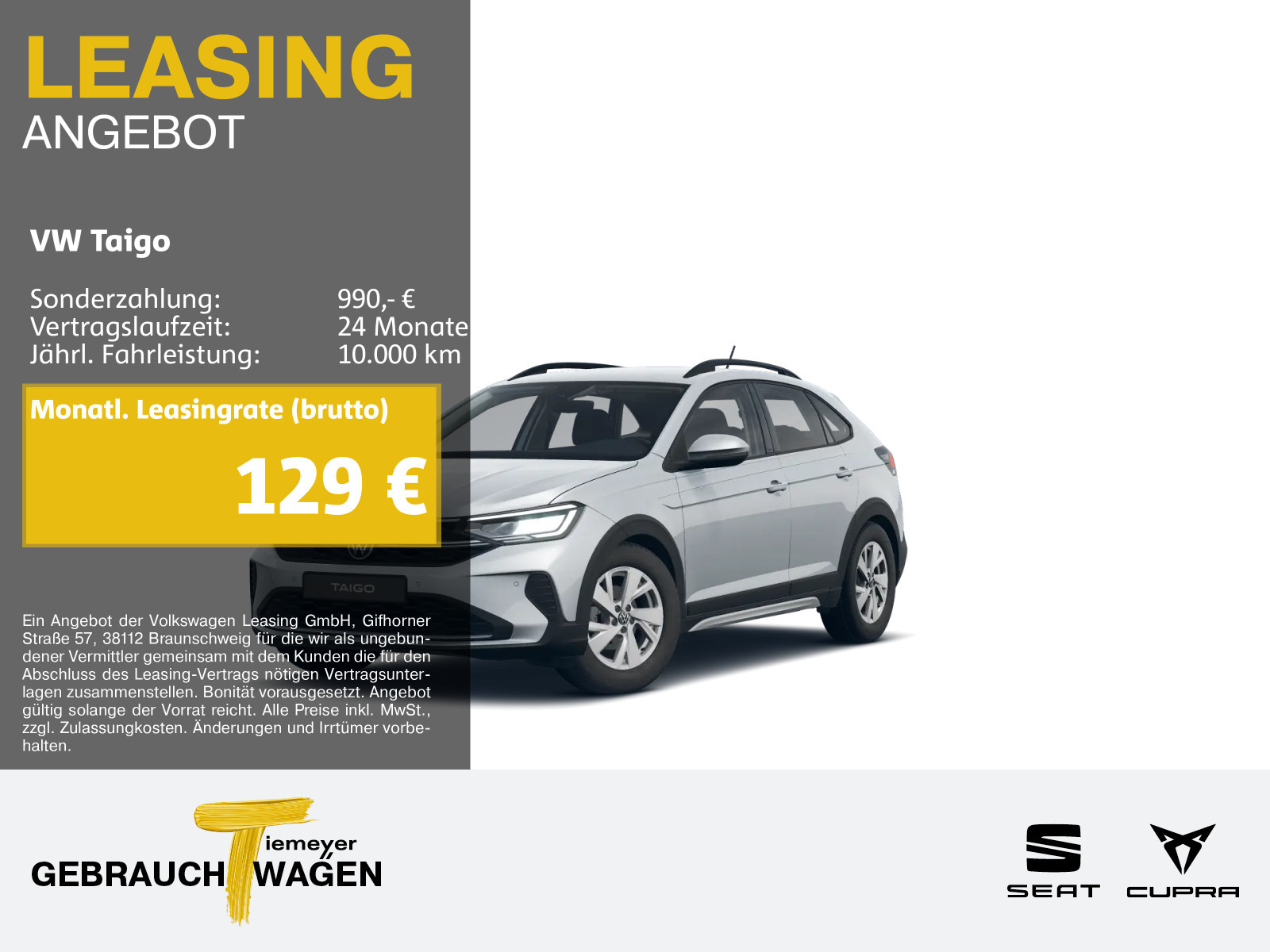 Volkswagen Taigo 1.0 TSI