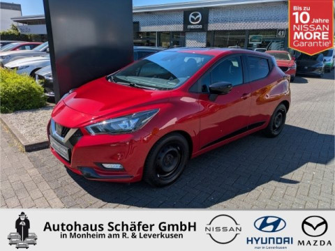 Automodell: Micra in der Farbe rot