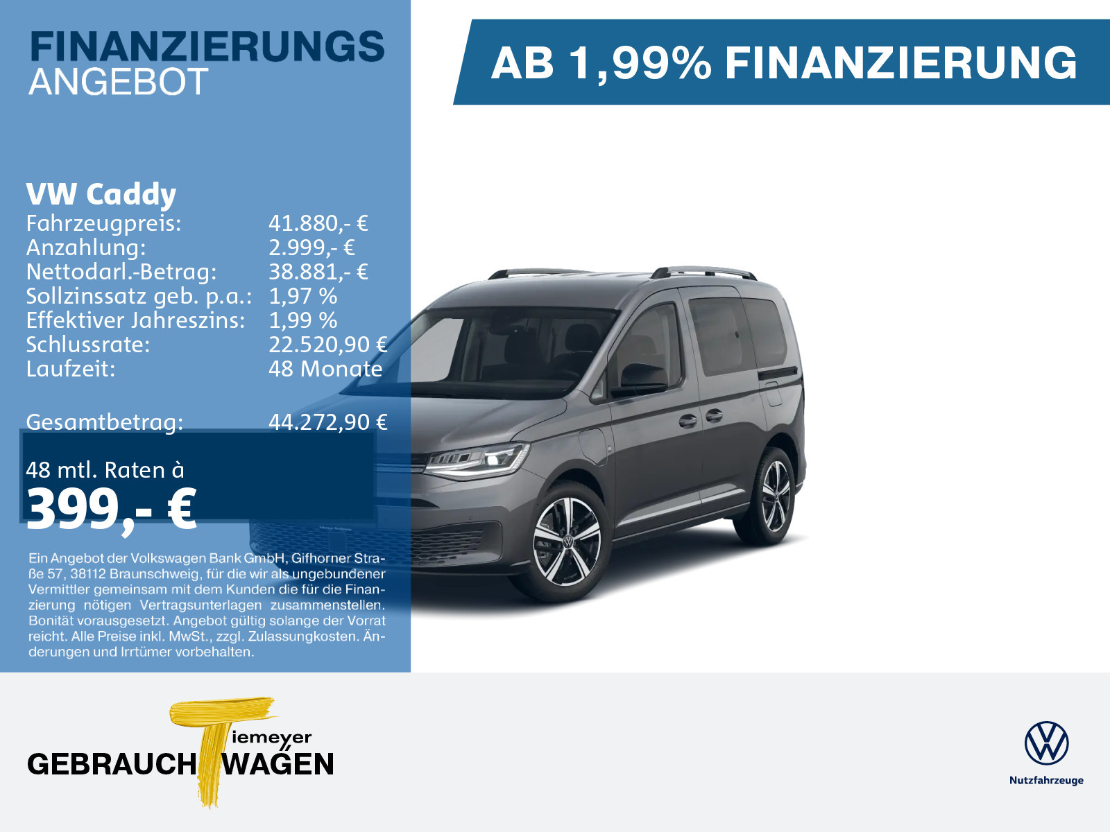 Volkswagen Caddy Hybrid STYLE