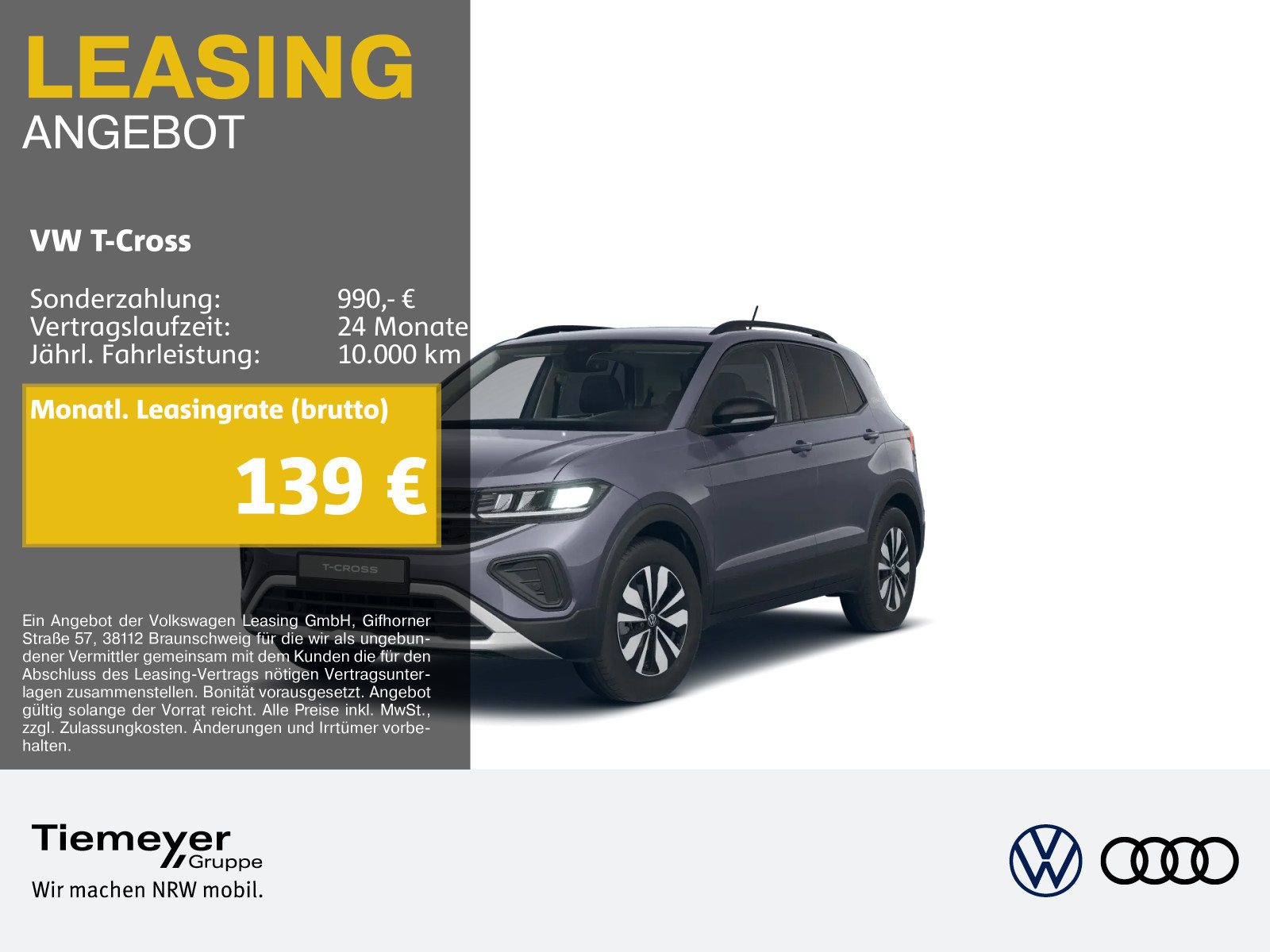 Volkswagen T-Cross 1.0 TSI