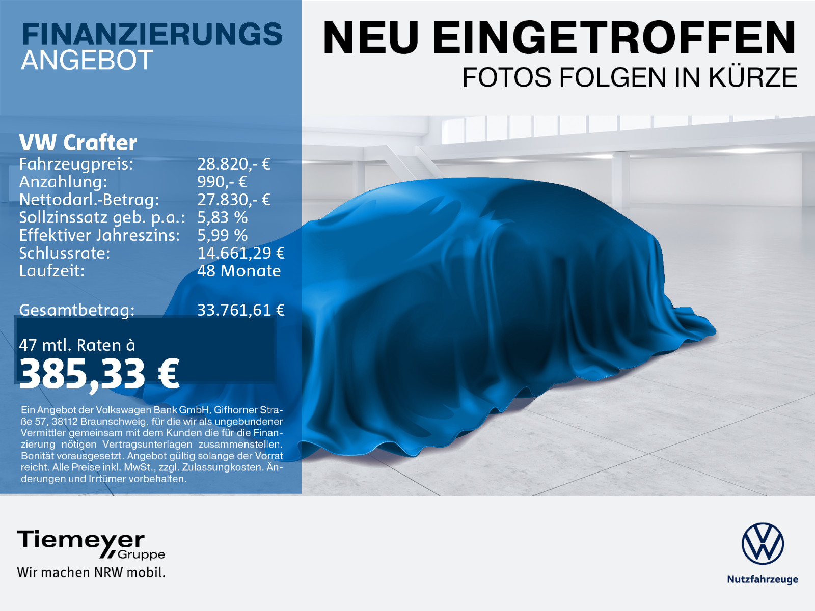 Volkswagen Crafter 35 Kasten