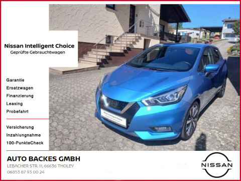 Automodell: Micra in der Farbe blau