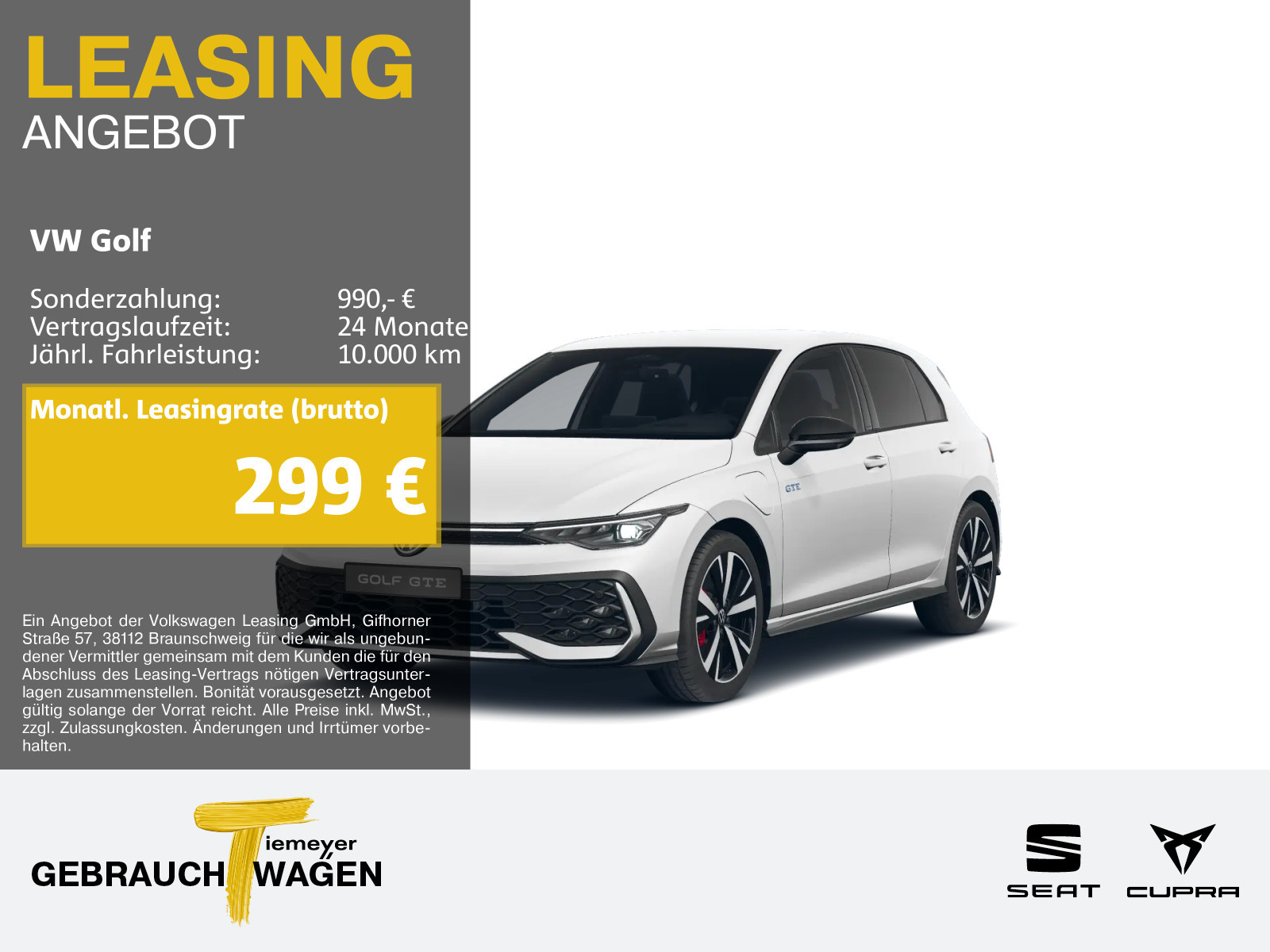 Volkswagen Golf GTE BLACK