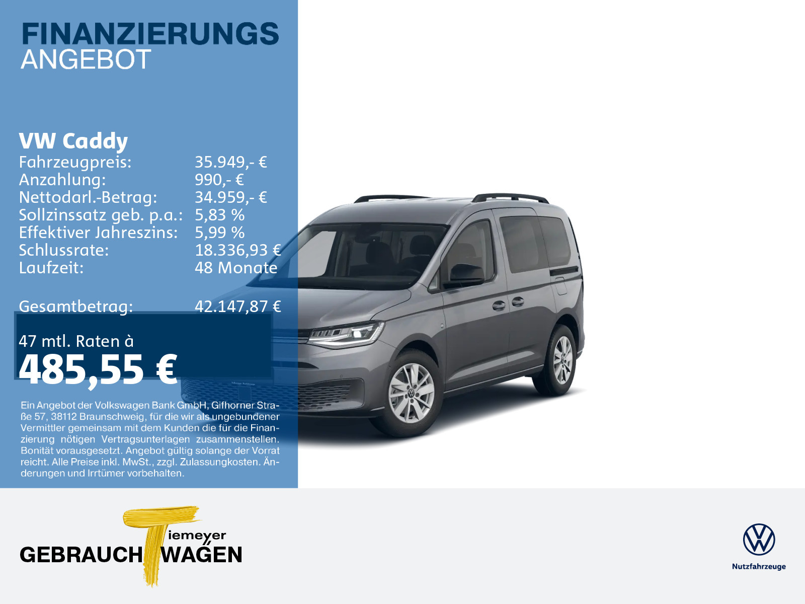 Volkswagen Caddy 1.5 TSI
