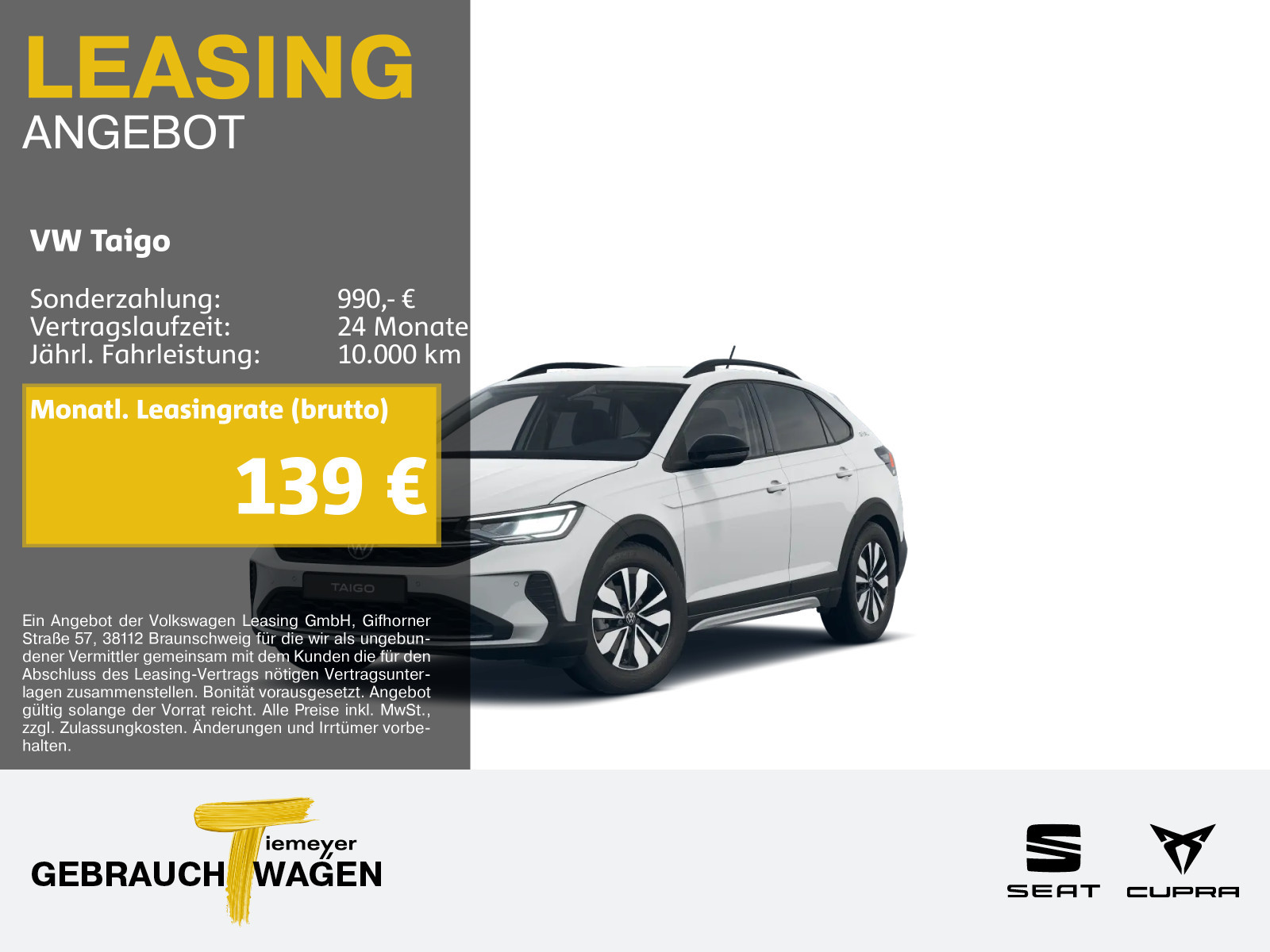 Volkswagen Taigo 1.0 TSI