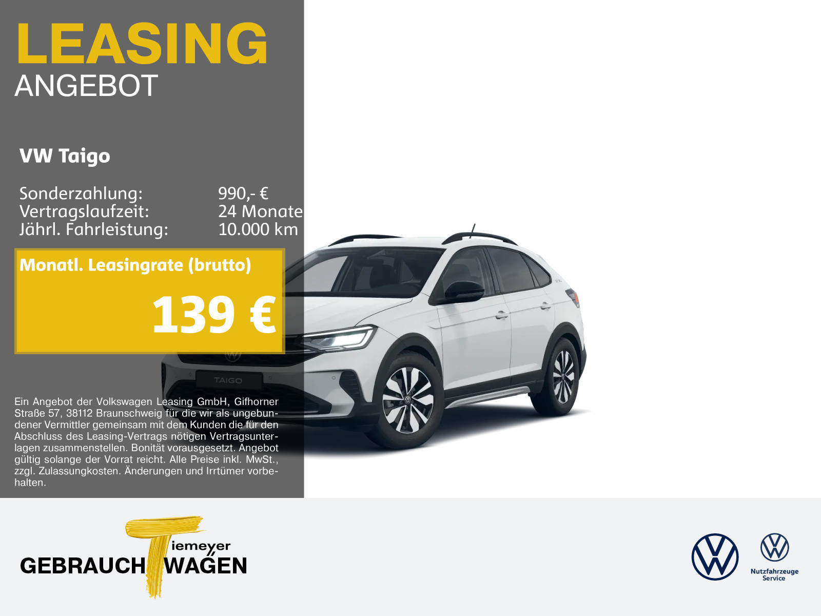 Volkswagen Taigo 1.0 TSI