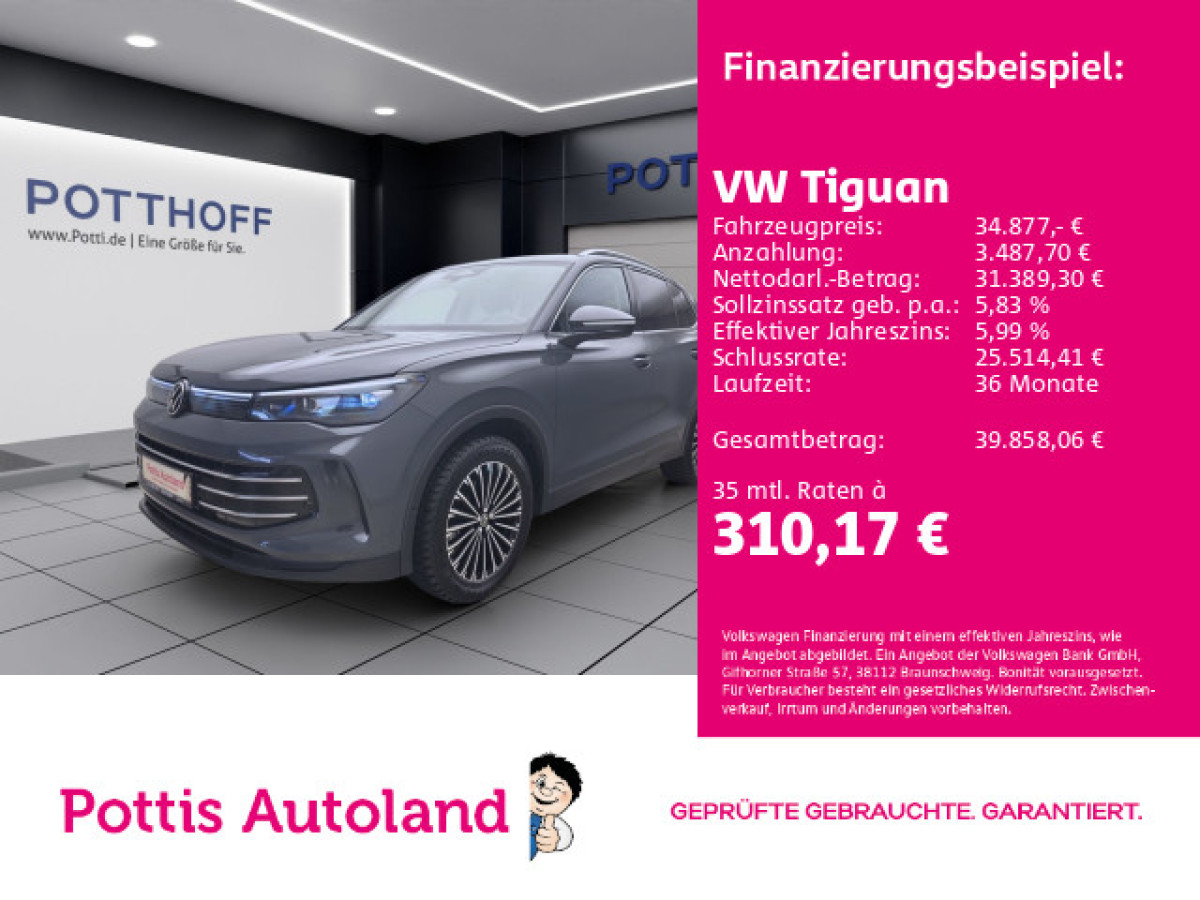 Thumb 0: Volkswagen Tiguan 1.5 eTSI DSG ELEGANCE KAMERA SITZHZG ACC LED+