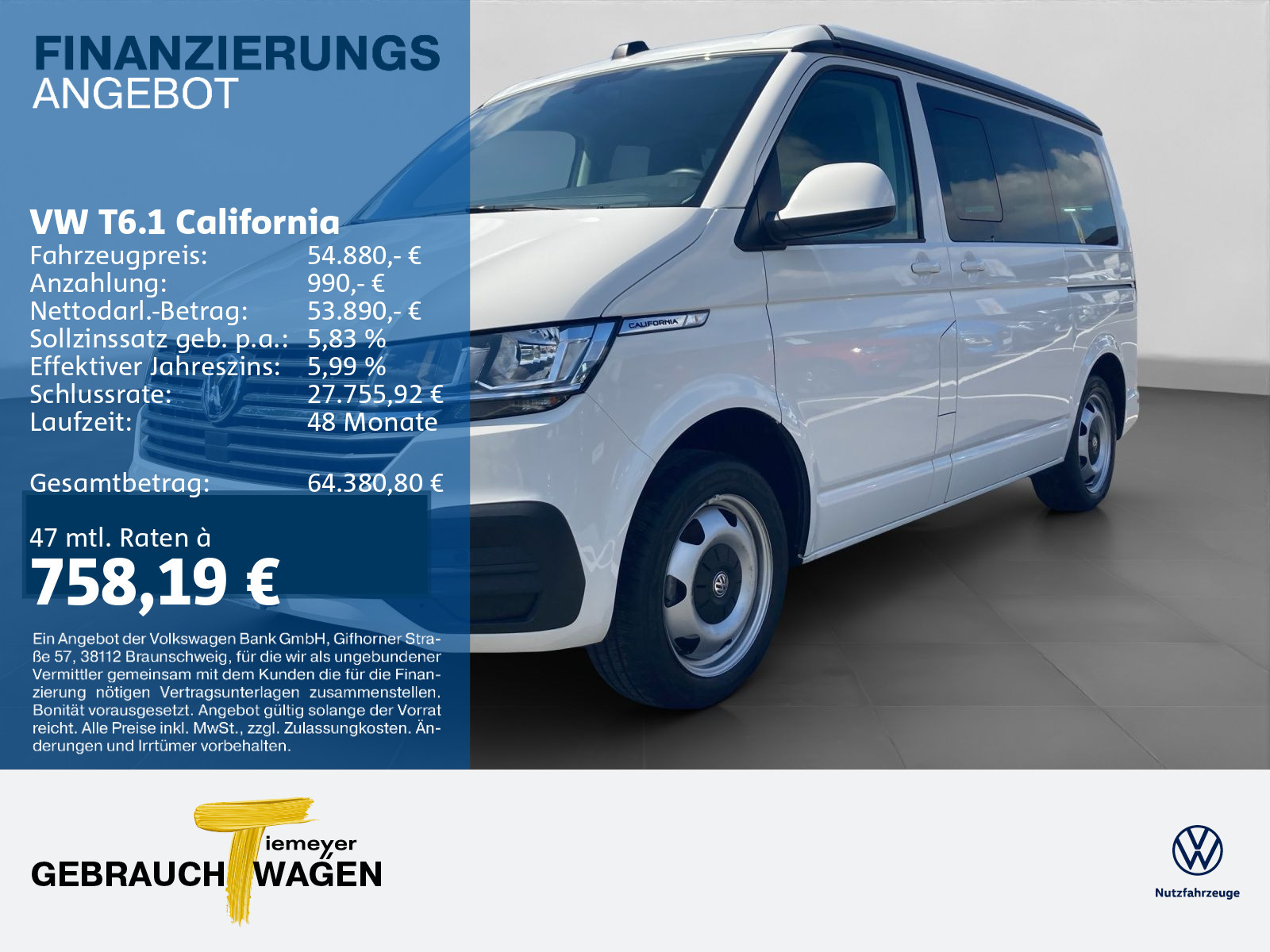 Volkswagen T6.1 California BEACH