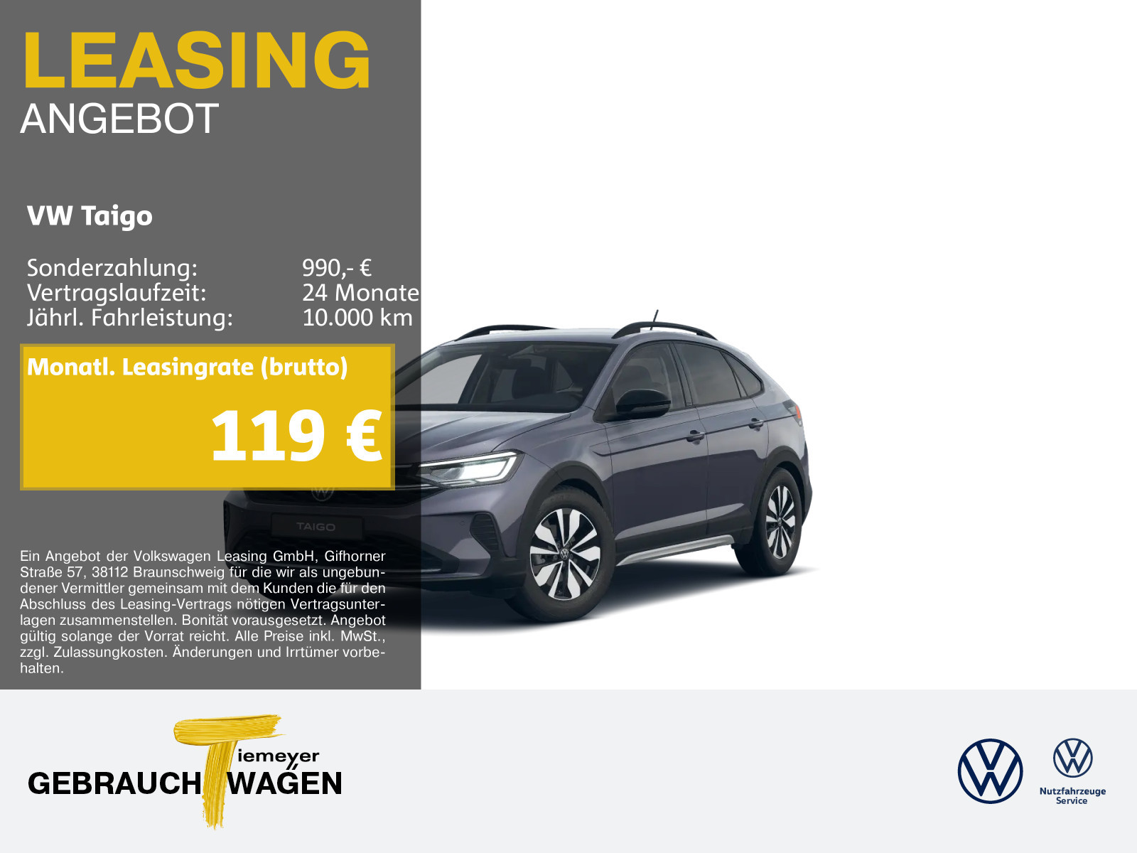 Volkswagen Taigo 1.0 TSI