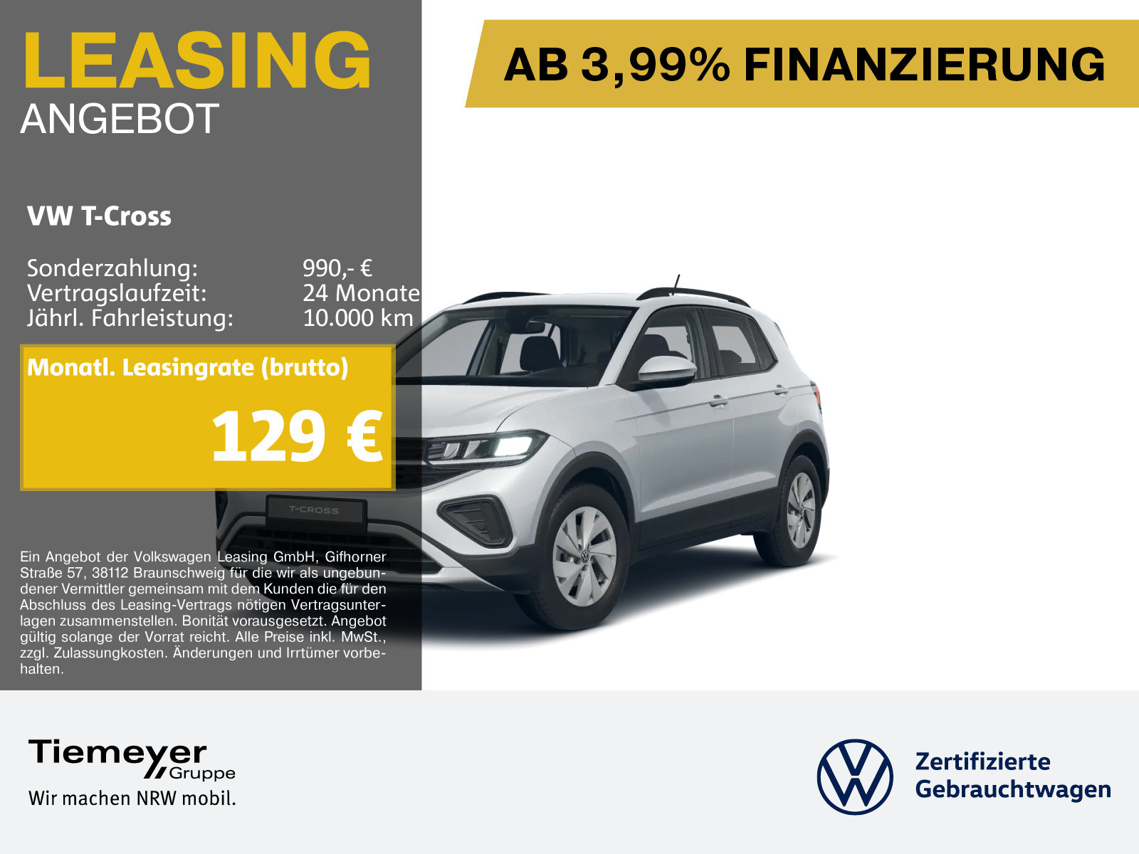 Volkswagen T-Cross 1.0 TSI