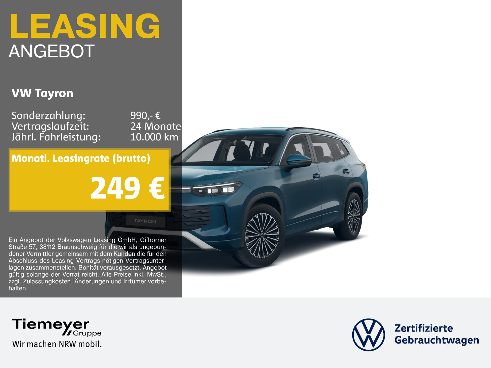 Volkswagen Tayron 2.0 TDI
