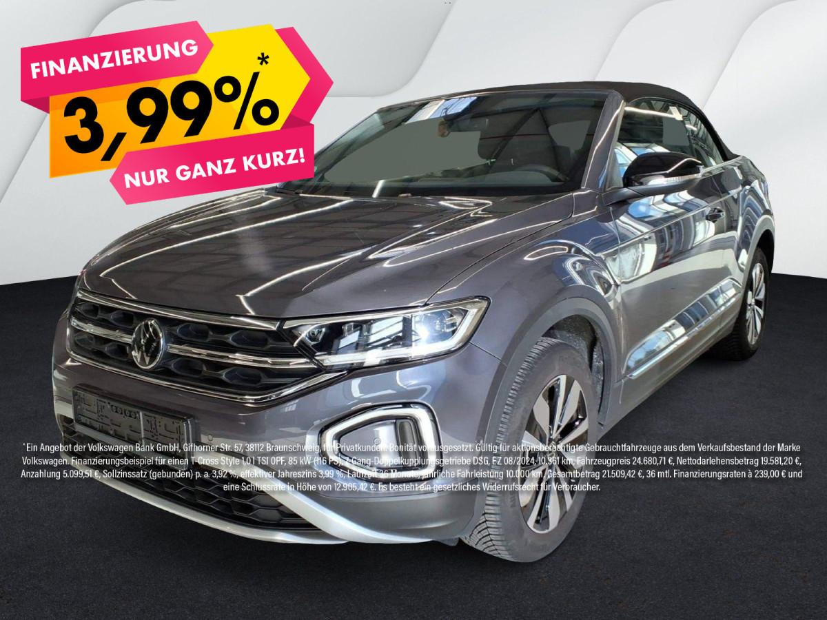 Thumb 0: Volkswagen T-Roc Cabriolet 1.0 TSI GOAL NAVI KAMERA PDC SITZHZG