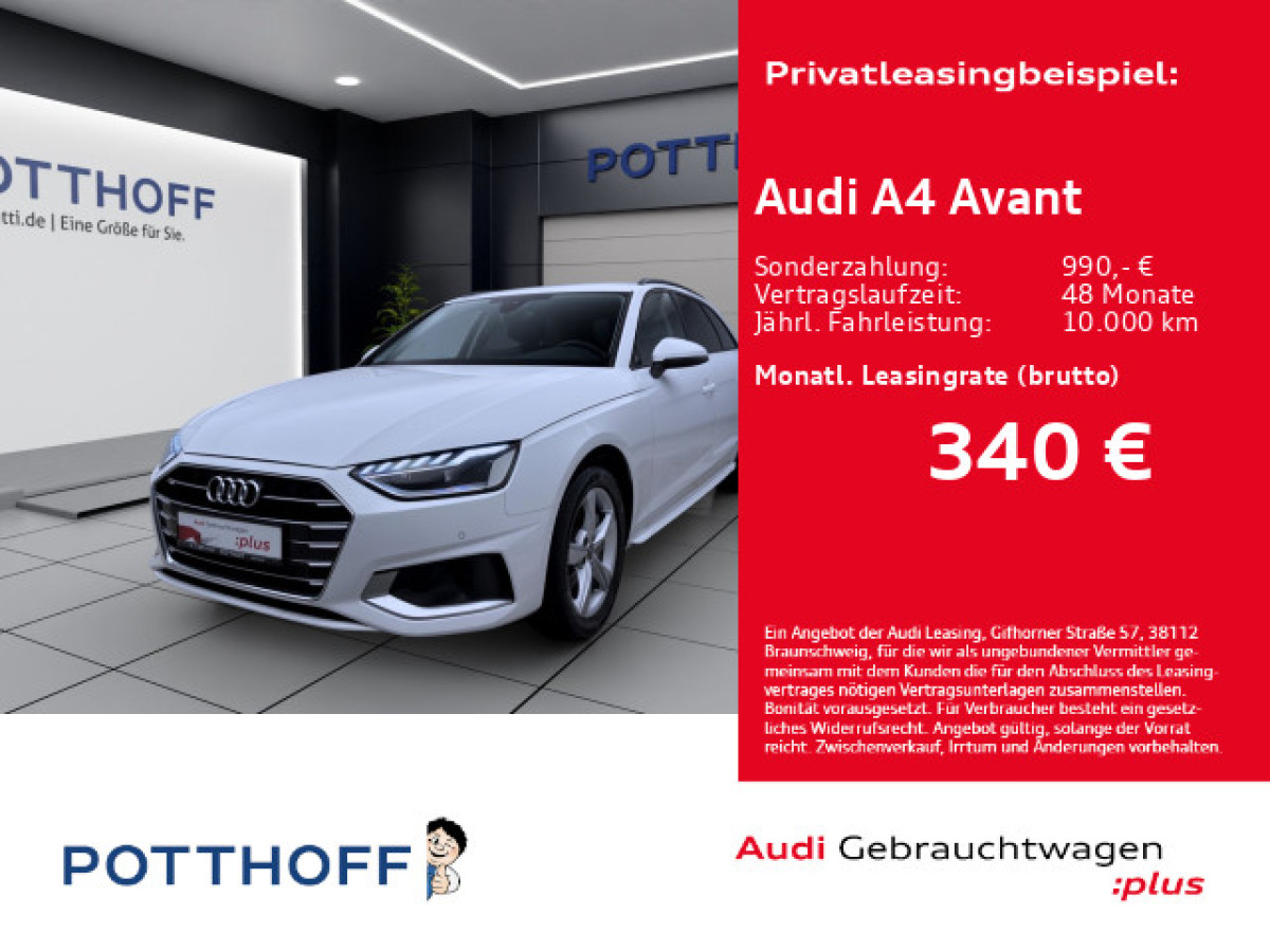 Thumb 0: Audi A4 Avant 40 TDI ADVANCED NAVI+ KAMERA SITZHZG PDC