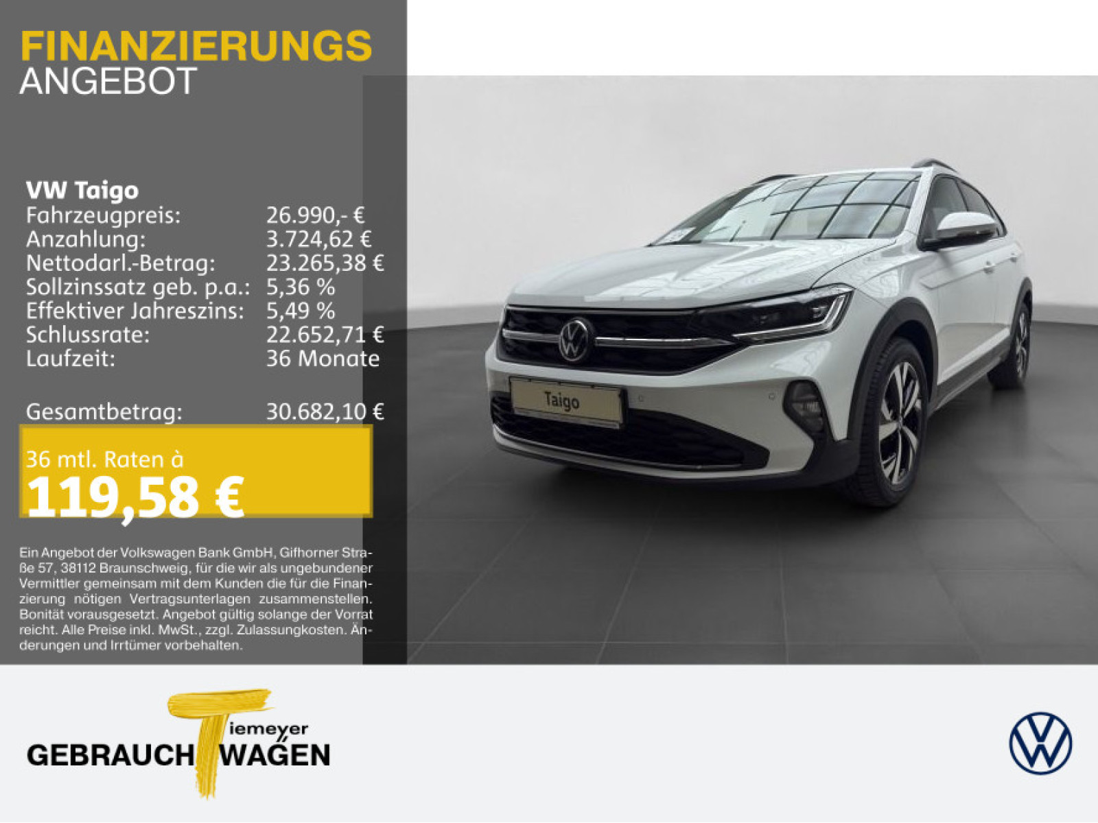 Volkswagen Taigo 1.5 TSI Volkswagen Taigo 1.5 TSI