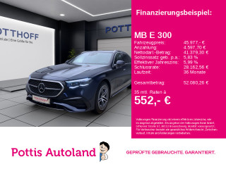 Mercedes-Benz E 300 AMG LINE PREMIUM AHK SITZHZG KLIMA 360°