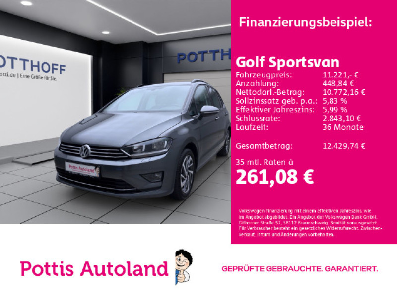 Bild 0: Volkswagen Golf Sportsvan 1.2 TSI SOUND NAVI ACC KLIMA SITZHZG