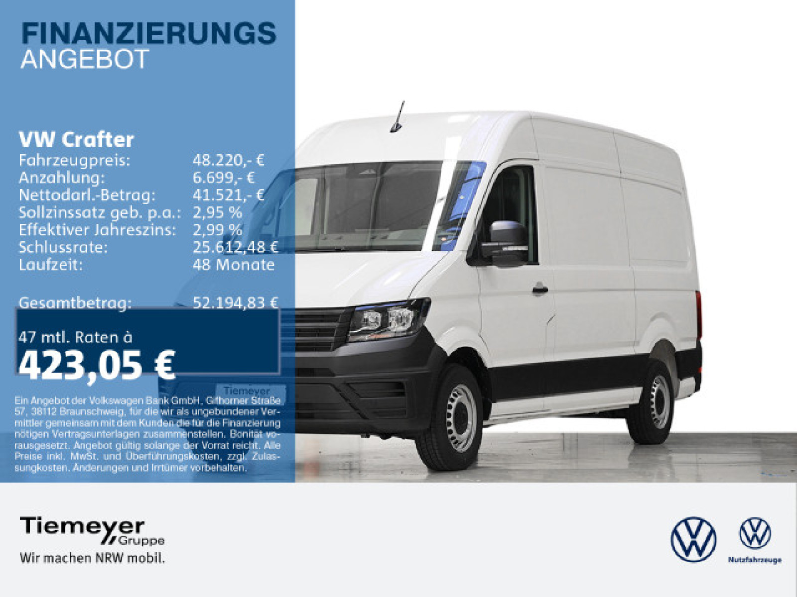 Volkswagen Crafter Kasten 35