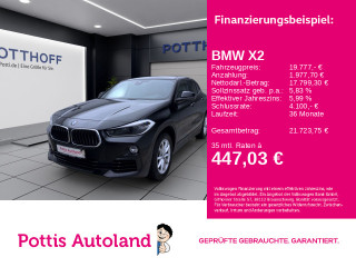 BMW X2 sDrive 18 i ADVANTAGE NAVI KAMERA GRA LED