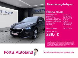 Škoda Scala 1.0 TSI DSG DRIVE AHK NAVI MATRIX KAM ASSISTENZ+