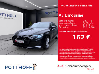 Audi A3 Limousine TFSI ADVANCED KAMERA NAVI eKLAPPE AHK