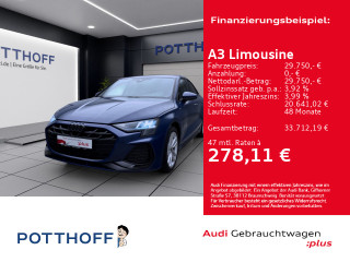Audi A3 Limousine 35 TDI S-LINE KAMERA NAVI eKLAPPE KLIMA